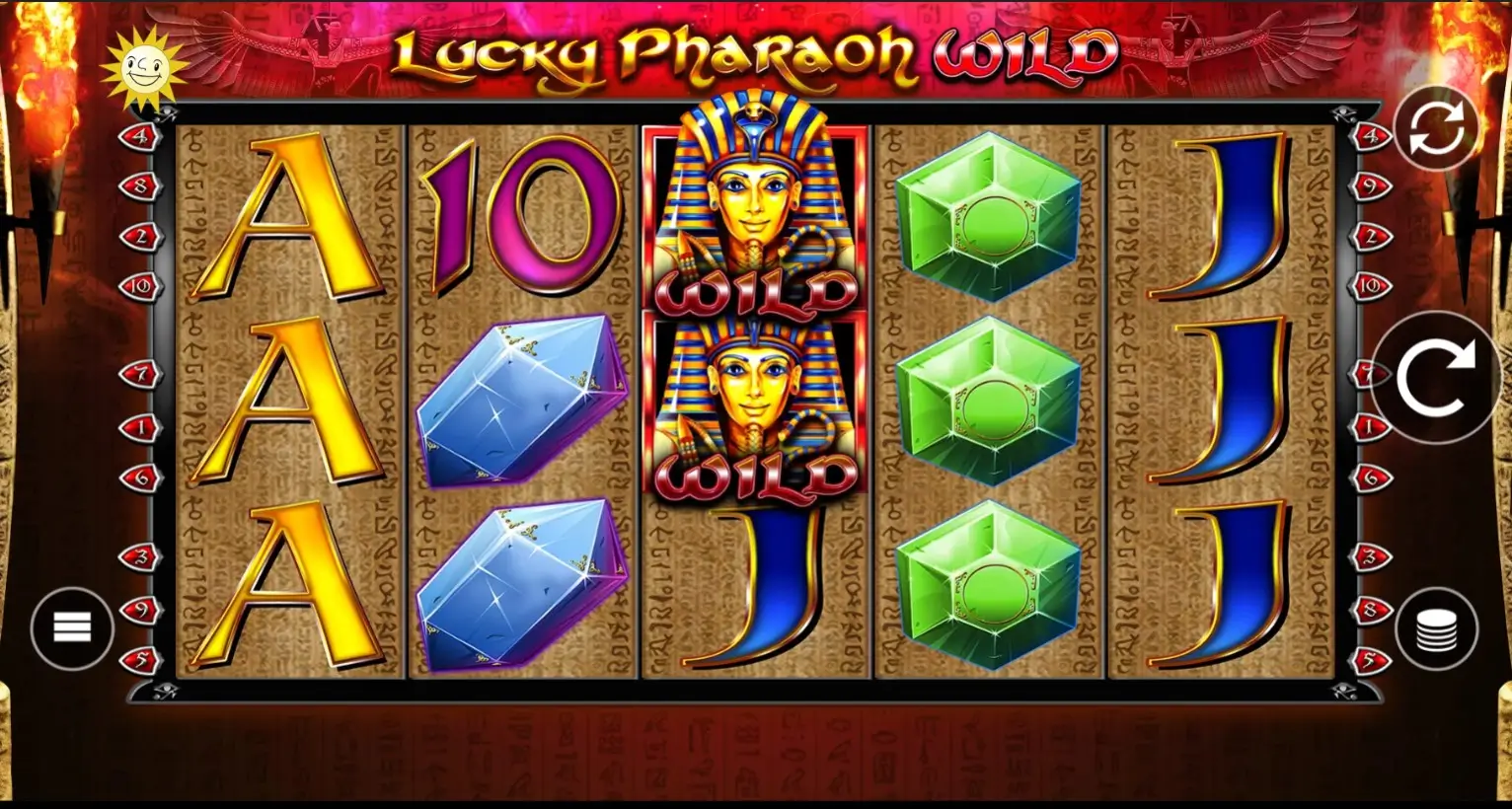 Lucky Pharaoh Wild Gameplay